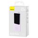 Зовнішній акумулятор (павербанк) Baseus Elf Digital Display Fast Charge Power Bank 10000mAh 22.5W Purple (PPJL010005) - 4