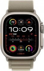 Смарт-часы Apple Watch Ultra 2 GPS + Cellular 49mm Titanium Case с Orange/Beige Trail Loop - S/M (MRF13)