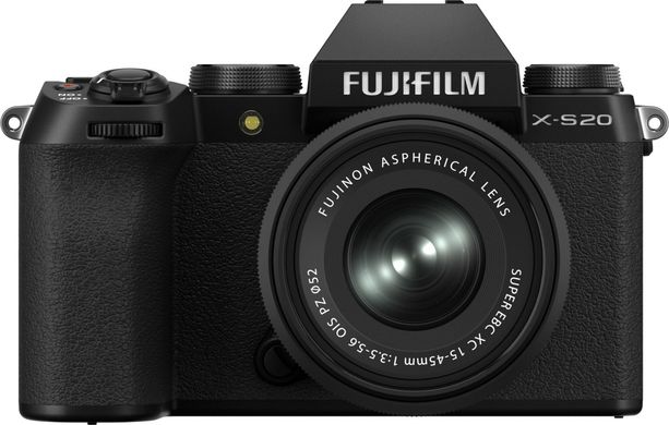 Бездзеркальний фотоапарат Fujifilm X-S20 kit 15-45mm f/3,5-5,6 Black (16781917)