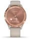 Смарт-часы Garmin Vivomove 3s Rose Gold Stainless Steel Bezel w. Light Sand and Silicone B. (010-02238-02) - 4