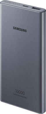 Зовнішній акумулятор (Power Bank) Samsung 10000mAh 25W dark grey (EB-P3300XJEGEU, EB-P3300XJRGRU)