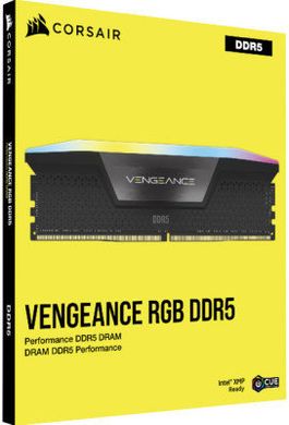 Память для настольных компьютеров Corsair 32GB (2x16GB) DDR5 6000MHz Vengeance RGB AMD EXPO (CMH32GX5M2E6000Z36)