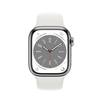 Смарт-часы Apple Watch Series 8 GPS 41mm Starlight Aluminum Case with Starlight Sport Band (MNP63, MNU93)