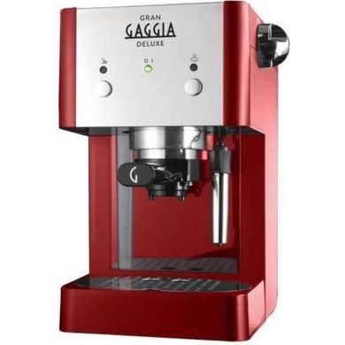 Рожковая кофеварка эспрессо Gaggia Gran Deluxe Red (RI8425/22)