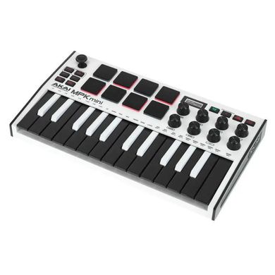 MIDI-клавиатура AKAI MPK Mini MK3 White