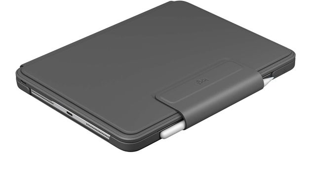 Чехол-клавиатура для планшета Logitech Slim Folio Case with Integrated Bluetooth Keyboard Carbon Black iPad Pro 12.9 2020/2018 (920-009710)