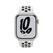 Смарт-часы Apple Watch Nike Series 7 GPS 41mm Starlight Aluminum Case w. Pure Platinum/Black Nike Sport Band (MKN33) - 2