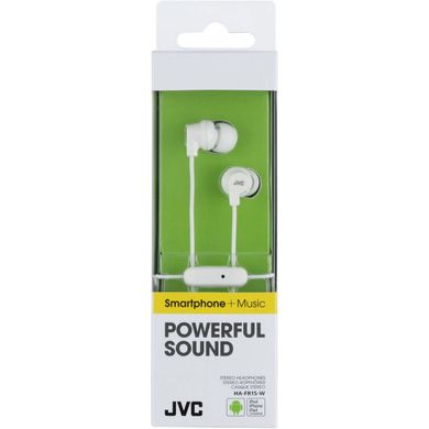 Навушники з мікрофоном JVC HA-FR15 White (HA-FR15-W-EF)