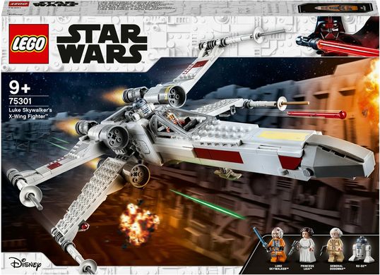 Блоковий конструктор LEGO Star Wars Винищувач X-wing Люка Скайвокера (75301)