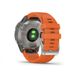 Спортивные часы Garmin Fenix 6 Pro Sapphire Titanium with Ember Orange Band (010-02158-14/15) - 3