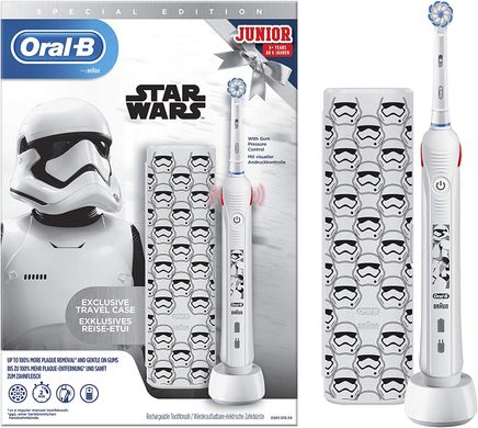 Електрична зубна щітка Oral-B D501.513.2x Junior Star Wars Case