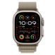 Смарт-годинник Apple Watch Ultra 2 GPS + Cellular 49mm Titanium Case with Orange/Beige Trail Loop - S/M (MRF13) - 1