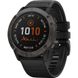 Спортивные часы Garmin Fenix 6X Pro Solar Titanium Carbon Grey DLC with Black Band (010-02157-21) - 1