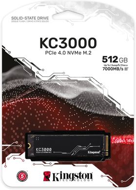SSD накопитель Kingston KC3000 512 GB (SKC3000S/512G)