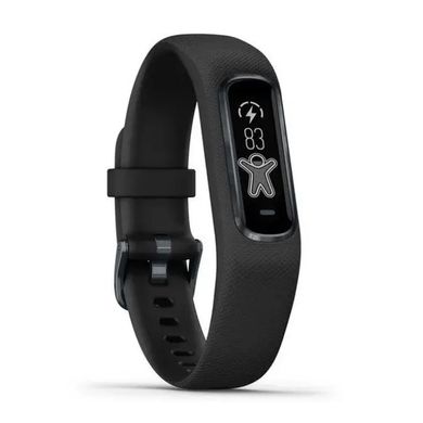 Фітнес-браслет Garmin Vivosmart 4 Black with Midnight Hardware Small/Medium (010-01995-10/00)