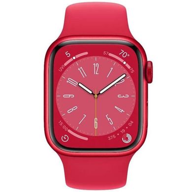 Смарт-годинник Apple Watch Series 8 GPS 45mm PRODUCT RED Aluminum Case w. PRODUCT RED S. Band - S/M (MNUR3)