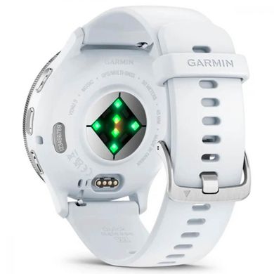 Смарт-часы Garmin Venu 3 Silver Stainless Steel Bezel with Whitestone Case and Silicone Band (010-02784-00/50)