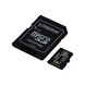 Карта памяти Kingston 128 GB microSDXC Class 10 UHS-I Canvas Select Plus + SD Adapter SDCS2/128GB - 2