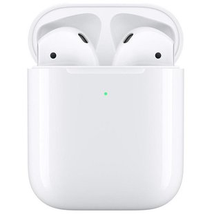 Наушники TWS ("полностью беспроводные") Apple AirPods with Wireless Charging Case (MRXJ2)