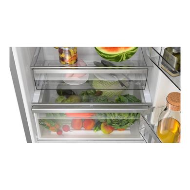 Холодильник з морозильною камерою Bosch KGN49LBCF