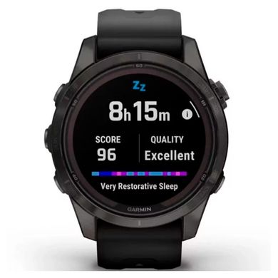 Смарт-годинник Garmin Fenix 7S Pro Sapphire Solar Soft Gold w. Light Sand Band (010-02776-14/15)