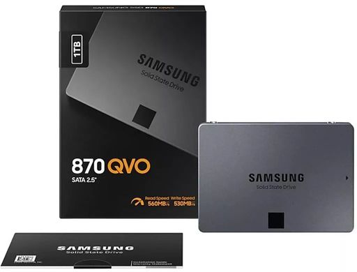SSD накопитель Samsung 870 QVO 2 TB (MZ-77Q2T0BW)