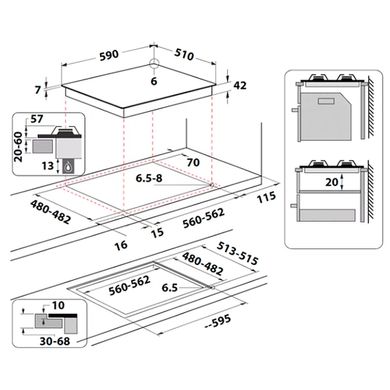 Варильна поверхня Whirlpool AKTL 629 NB1