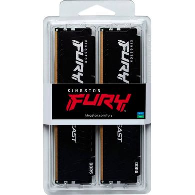 Пам'ять для настільних комп'ютерів Kingston FURY DDR5 32 GB (2x16GB) 6000 MHz FURY Beast (KF560C36BBEK2-32)