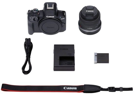 Фотоапарат Canon EOS R50 kit RF-S 18-45mm IS STM White (5812C030)