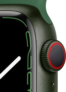 Смарт-часы Apple Watch Series 7 (GPS + Cellular) 41mm Green Aluminum Case with Clover Sport Band - Green