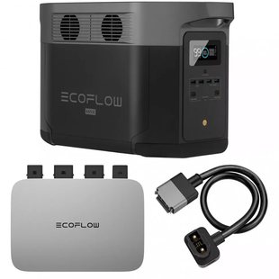 Комплект энергонезависимости EcoFlow PowerStream (DELTA2000-EU/EFPowerStreamMI-EU-800W/EFL-BKWDELTAEB