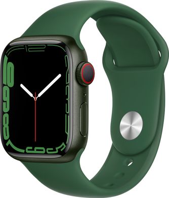 Смарт-годинник Apple Watch Series 7 (GPS + Cellular) 41mm Green Aluminum Case with Clover Sport Band