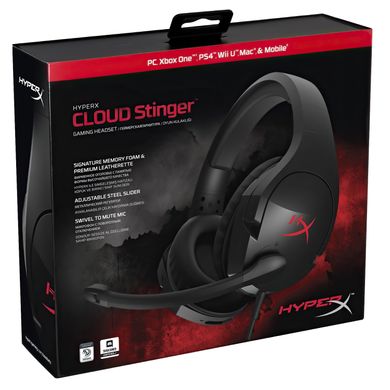 Комп'ютерна гарнітура HyperX Cloud Stinger (HX-HSCS-BK)