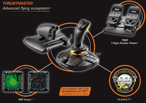 Джойстик Thrustmaster T.16000M FCS Hota (2960778)