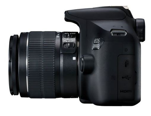 Зеркальный фотоаппарат Canon EOS 2000D 18-55 DC III + сумка SB130 + карта памяти SD16GB