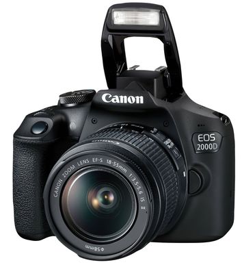 Зеркальный фотоаппарат Canon EOS 2000D kit (18-55mm) DC III (2728C007)