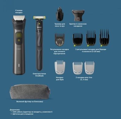 Машинка для стрижки + тример Philips Multigroom Series 9000 MG9530/15