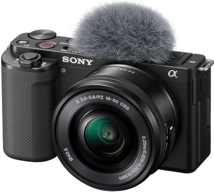 Компактный фотоаппарат с сменным объективом Sony ZV-E10 kit (16-50mm) Black (ILCZVE10LB.CEC)