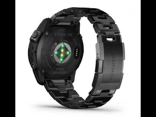 Смарт-часы Garmin Fenix 7X Pro Sapphire Solar Carbon G. DLC Tit. with Vented Tit. Bracelet (010-02778-30)