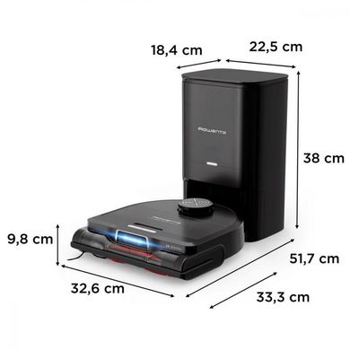 Робот-пилосос з вологим прибиранням Rowenta X-Plorer Serie 240+ AI Animal & Allergy RR9695WH