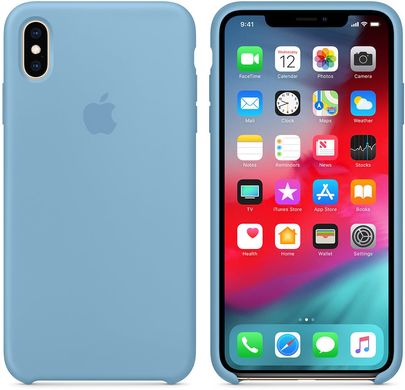 Чехол для смартфона Apple iPhone XS Max Silicone Case - Cornflower (MW952)