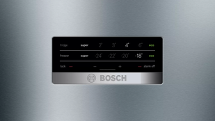 Холодильник з морозильною камерою Bosch KGN49EIDP