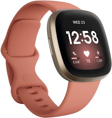 Смарт-годинник Fitbit Versa 3 Midnight/Soft Gold Aluminum