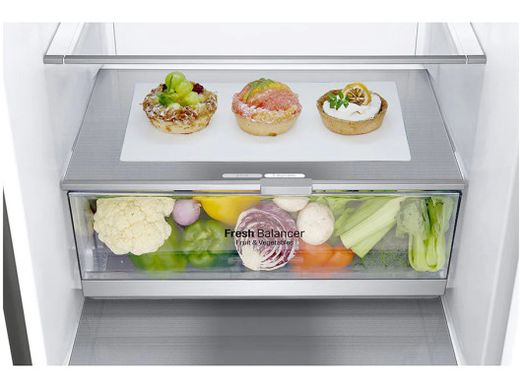 Холодильник з морозильною камерою LG GBB72PZUGN