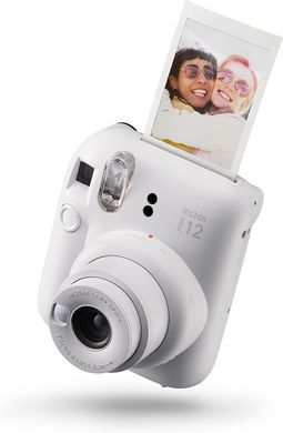 Фотокамера миттєвого друку Fujifilm Instax Mini 12 Clay White (16806121)