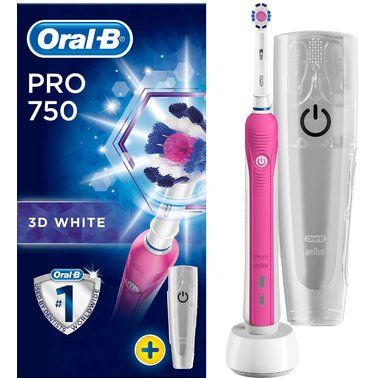 Электрическая зубная щетка Oral-B PRO 750 D16 CrossAction Pink (D16.513.UX Pink)