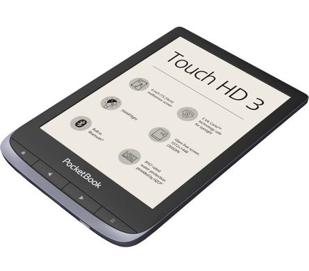 Электронная книга с подсветкой PocketBook 632 Touch HD 3 Metallic Gray (PB632-J-WW)