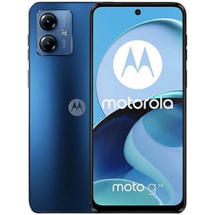 Смартфон Motorola G14 4/128Gb Sky Blue (Open Box)