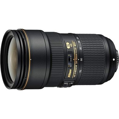 Універсальний об'єктив Nikon AF-S Nikkor 24-70mm f/2,8E ED VR (JAA824DA)