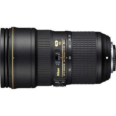 Універсальний об'єктив Nikon AF-S Nikkor 24-70mm f/2,8E ED VR (JAA824DA)